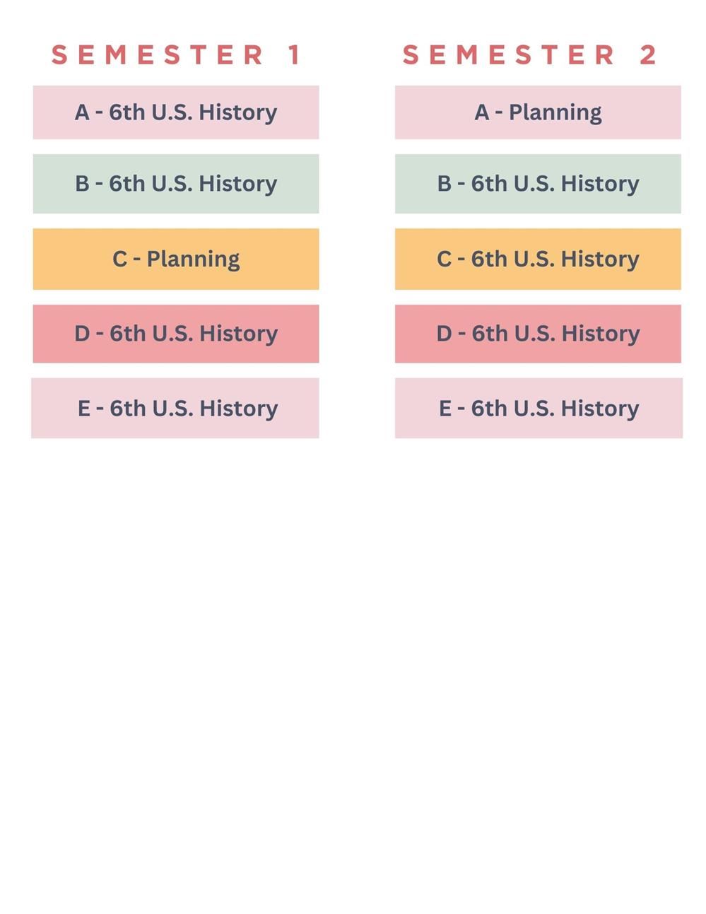 Schedule